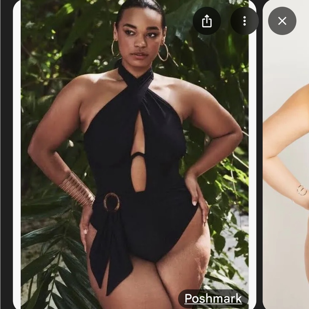 Eloquii Black Swimsuit